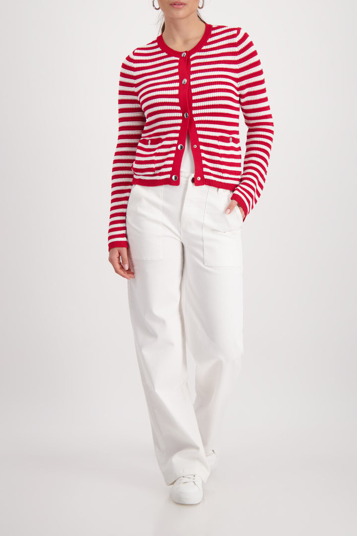Monari - Striped Cardigan
