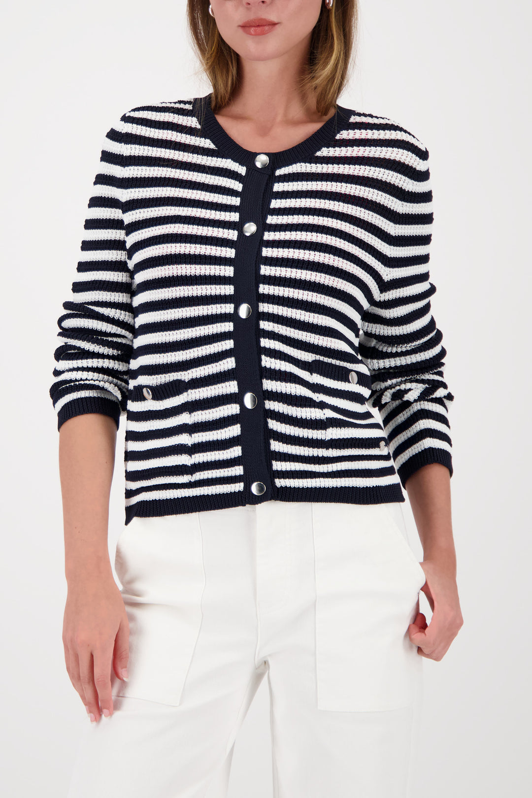 Monari - Striped Cardigan
