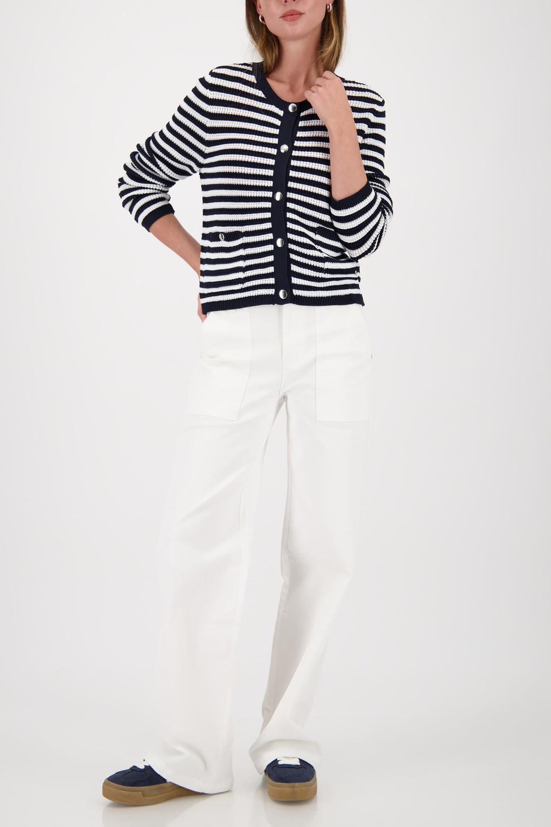 Monari - Striped Cardigan