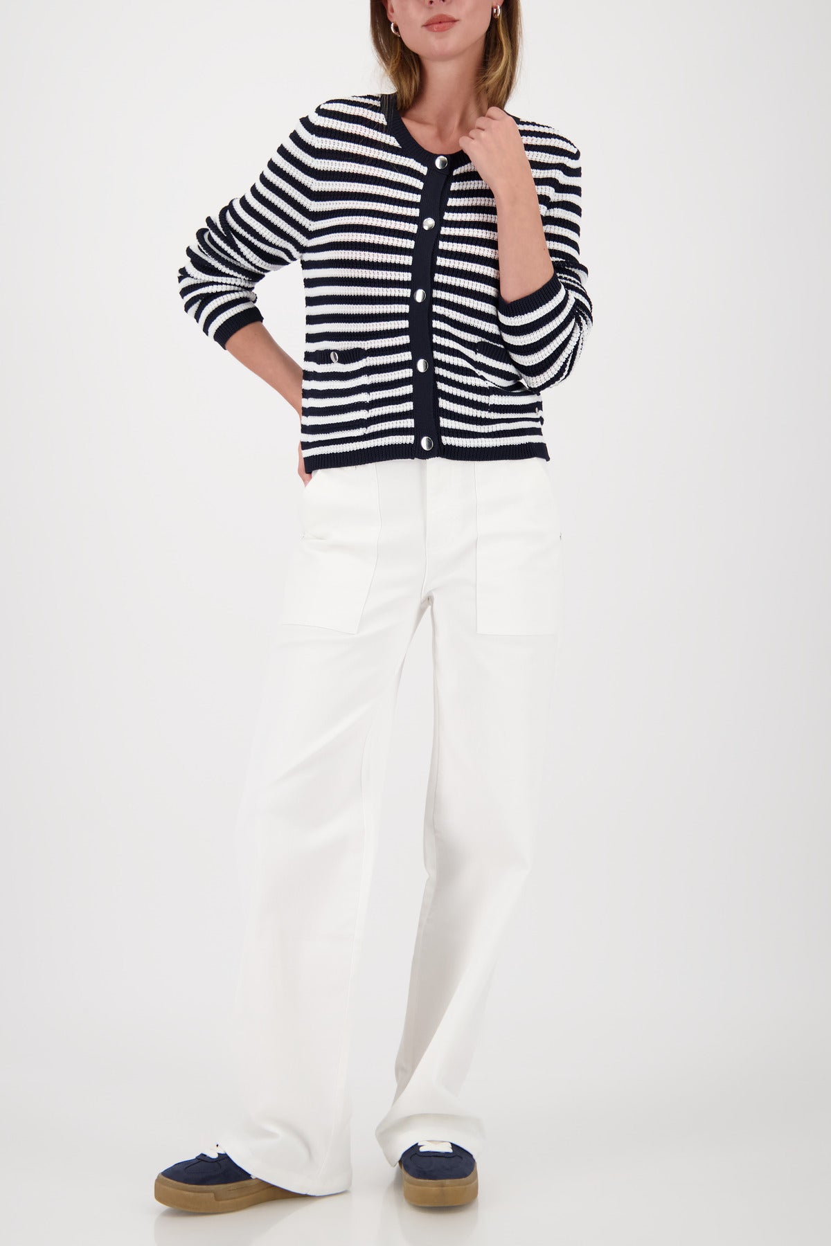 Monari - Striped Cardigan