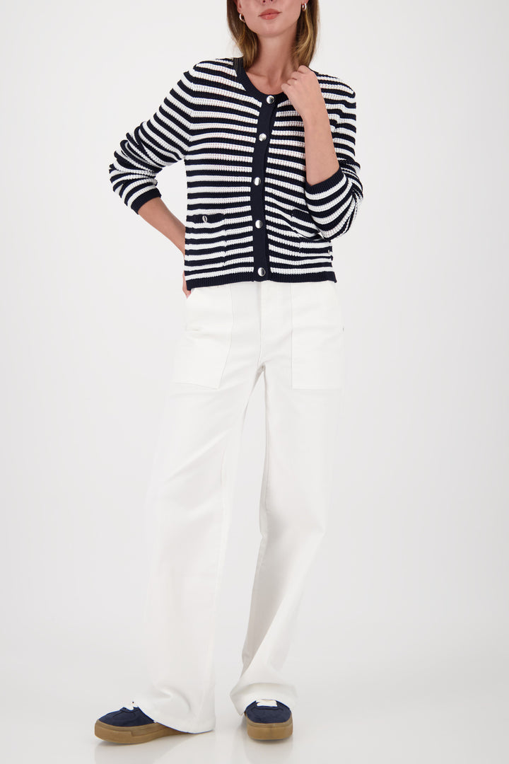 Monari - Striped Cardigan