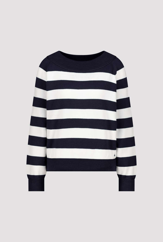Monari - Striped Knit Cotton Jumper