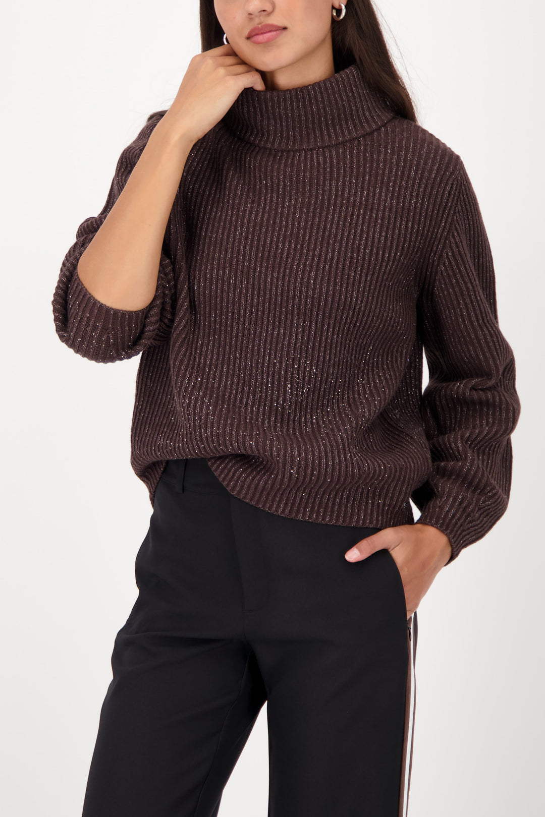 Monari - Sweater with Rhinestones