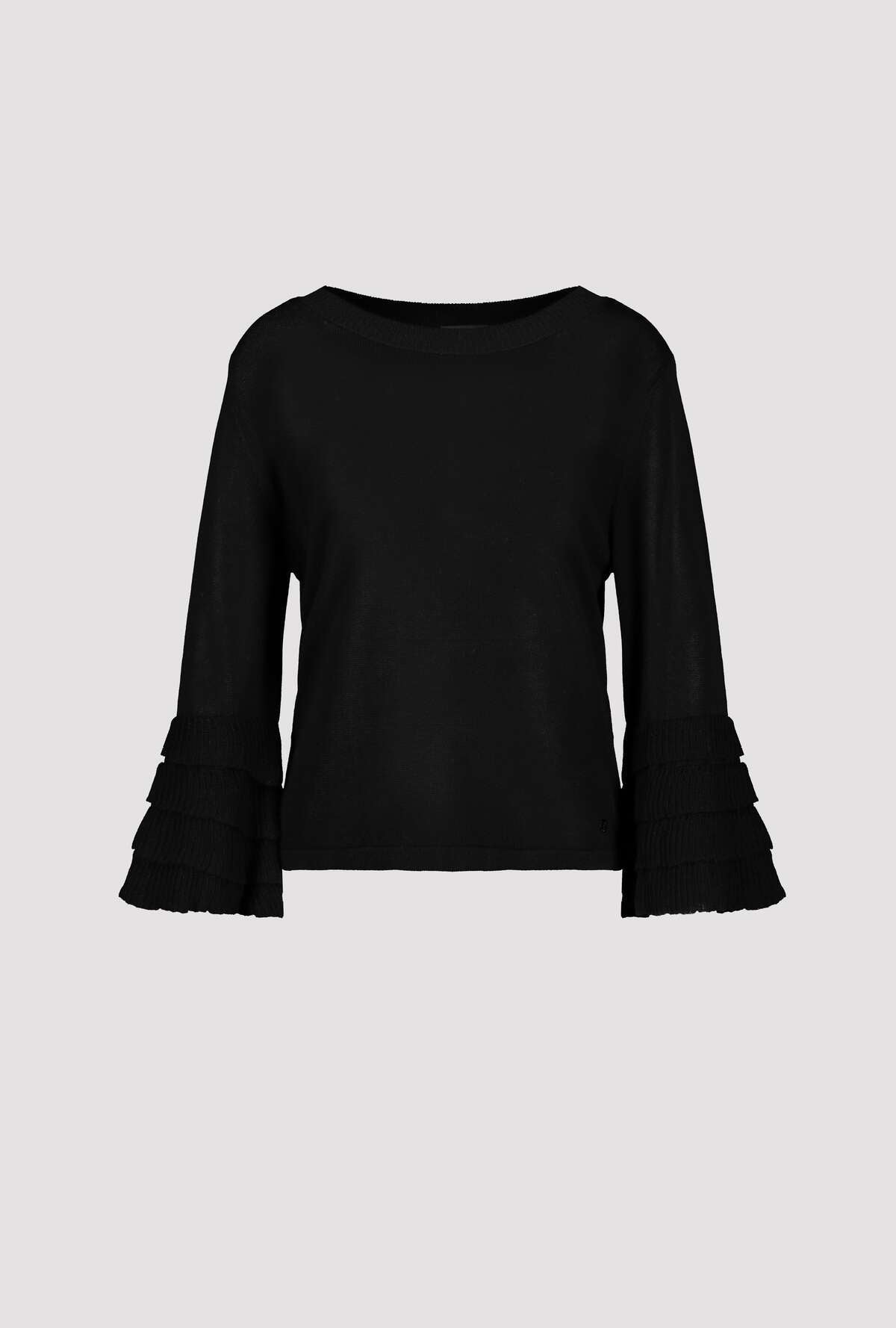 Monari - Sweater with a flounce sleeve