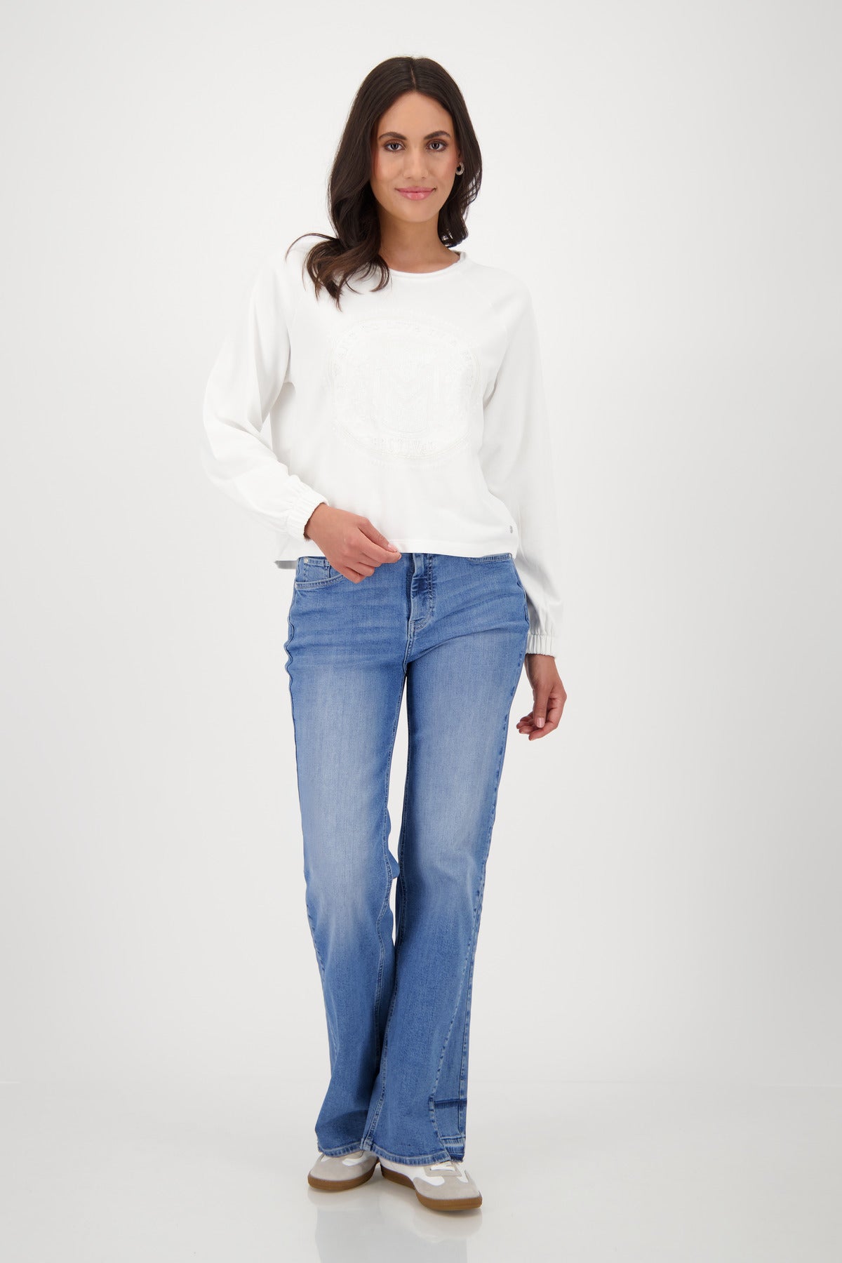 Monari - Sweatshirt with Rhinestones