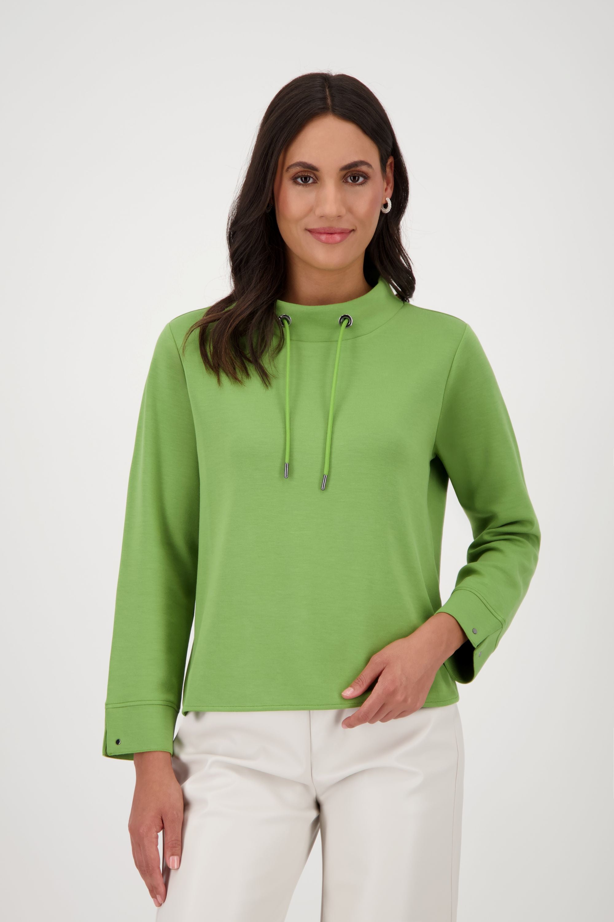Monari - Sweatshirt with stand-up collar
