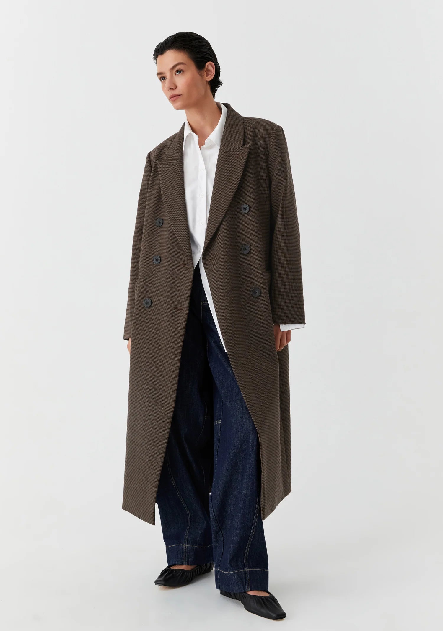 Morrison - Emmet Duster Houndstooth Coat