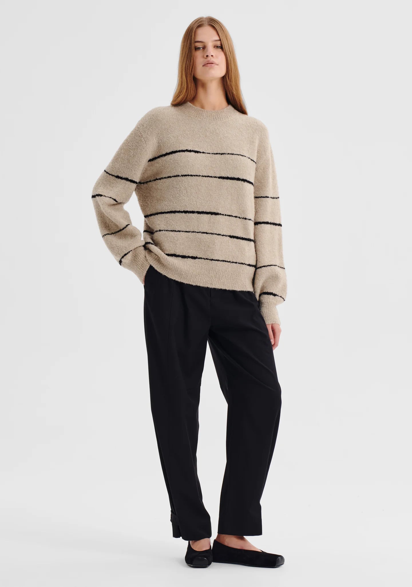 Morrison - Marcelle Striped Knit Pullover