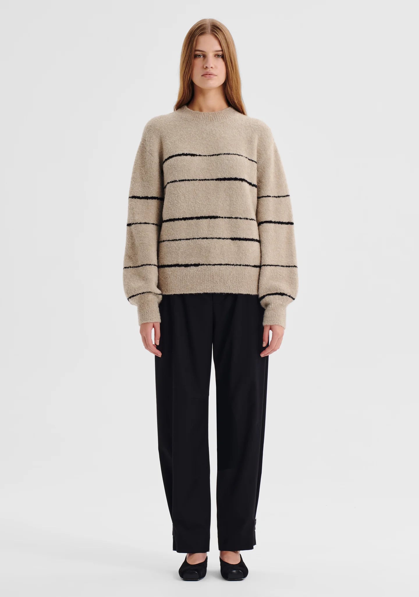 Morrison - Marcelle Striped Knit Pullover