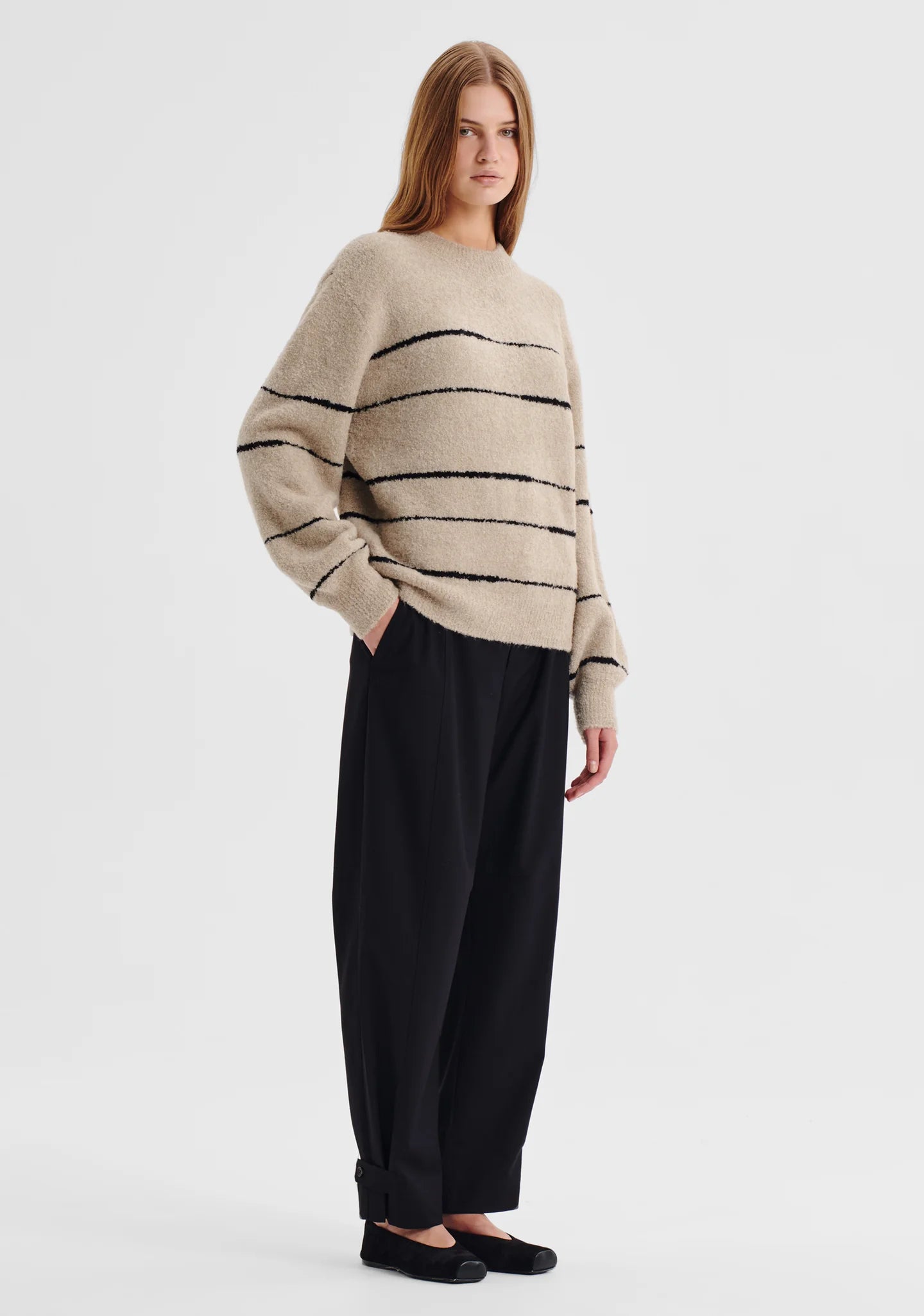 Morrison - Marcelle Striped Knit Pullover