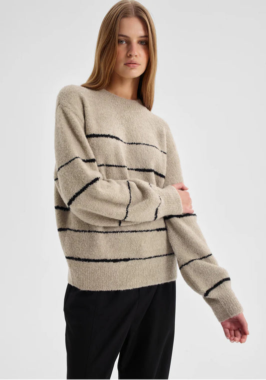 Morrison - Marcelle Striped Knit Pullover