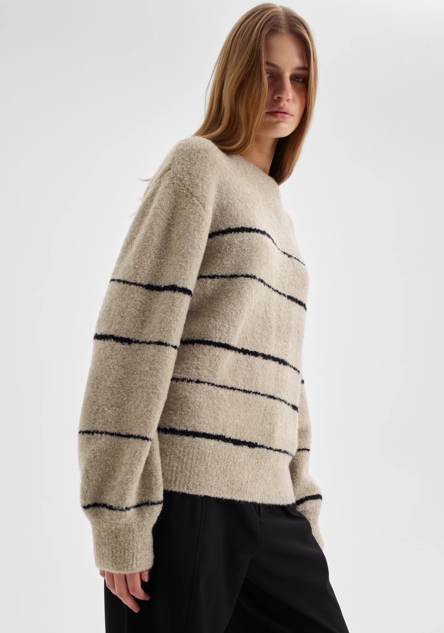 Morrison - Marcelle Striped Knit Pullover