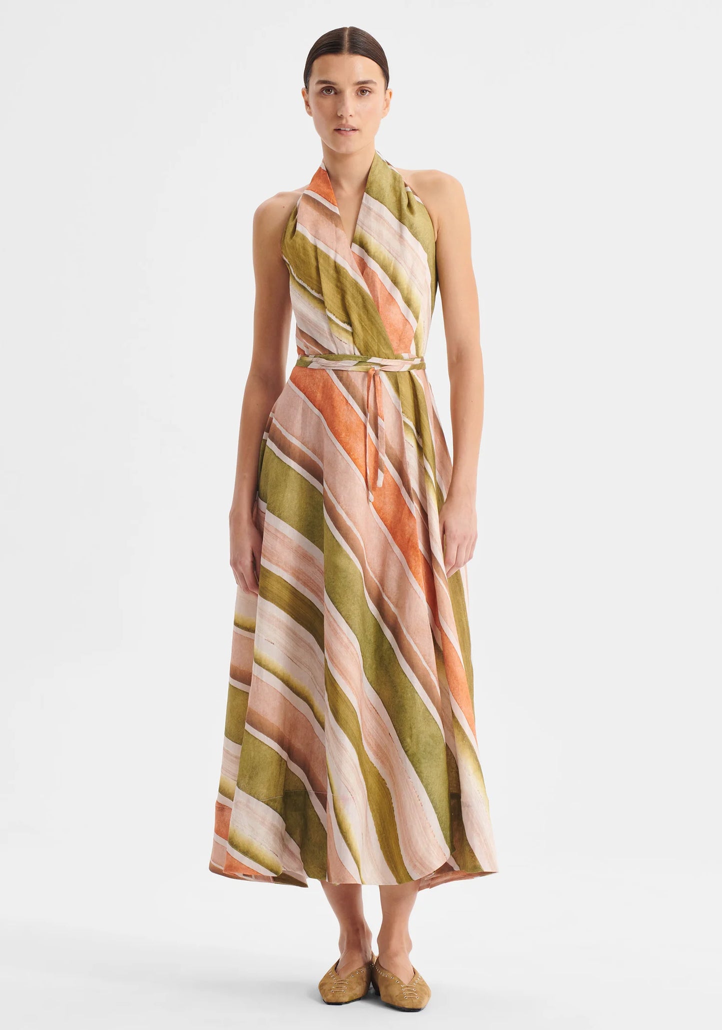 Morrison - Ronni Linen Halter Dress