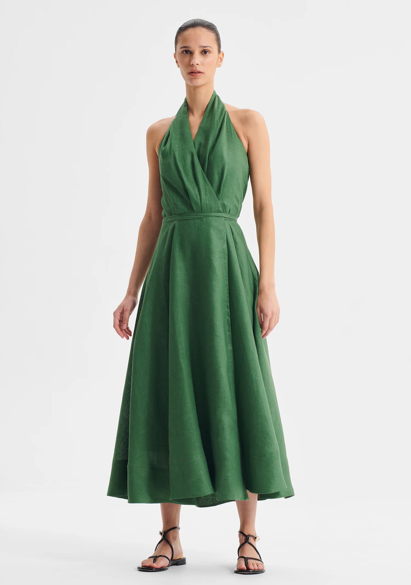 Morrison - Ronni Linen Halter Dress