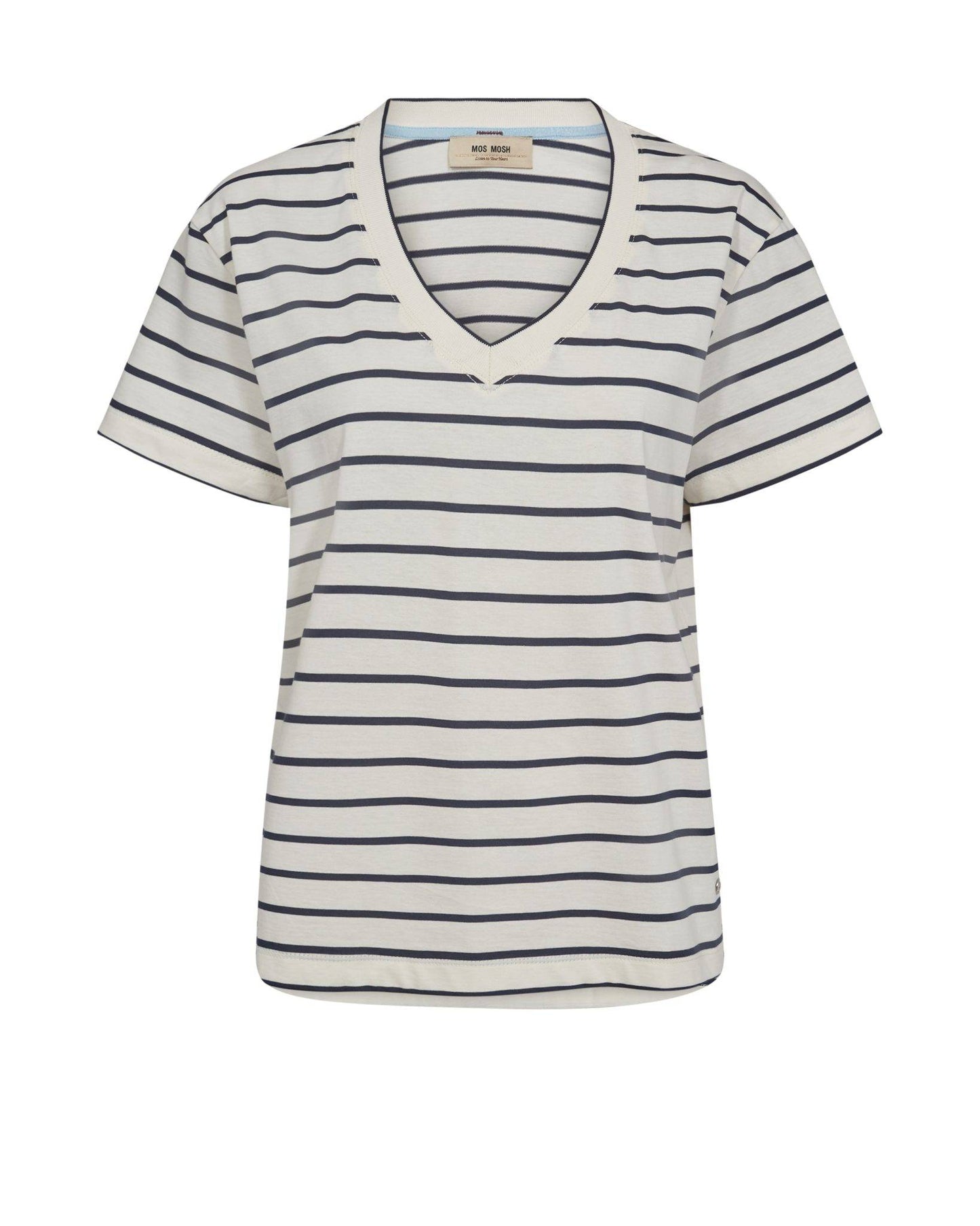 Mos Mosh - Nani V-Neck Stripe T-Shirt