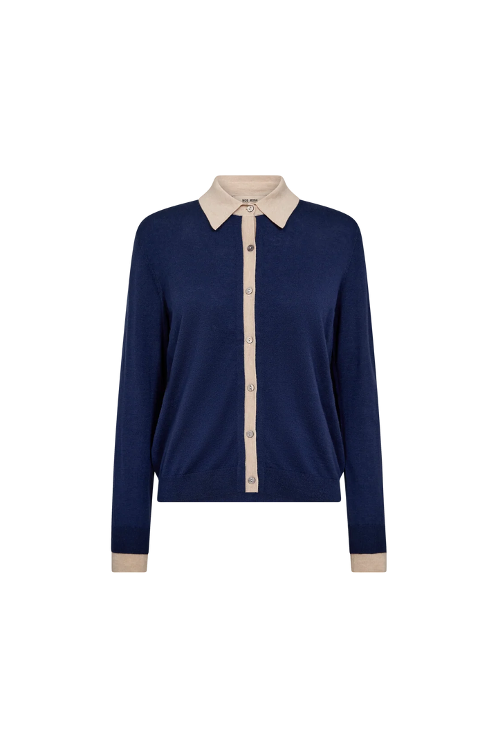 Mos Mosh - Relena Prep Flip Knit Cardigan