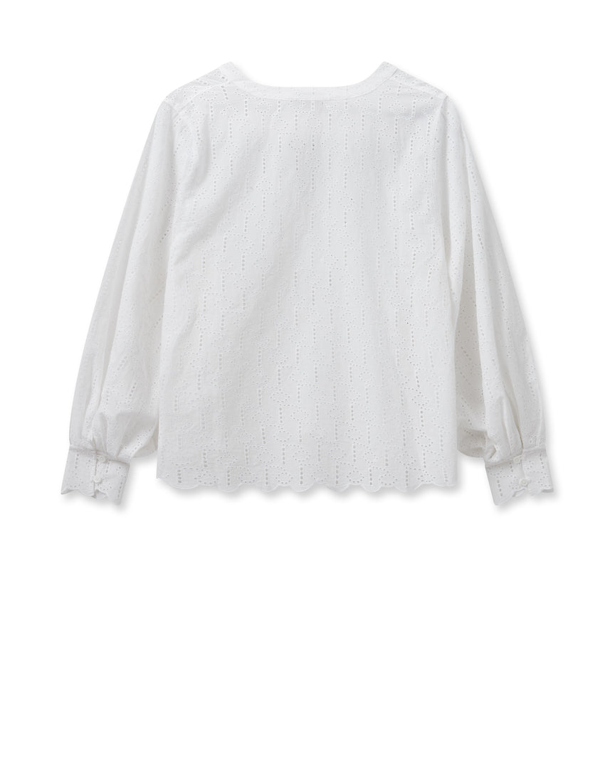 Mos Mosh - Yen Anglaise Tie Blouse