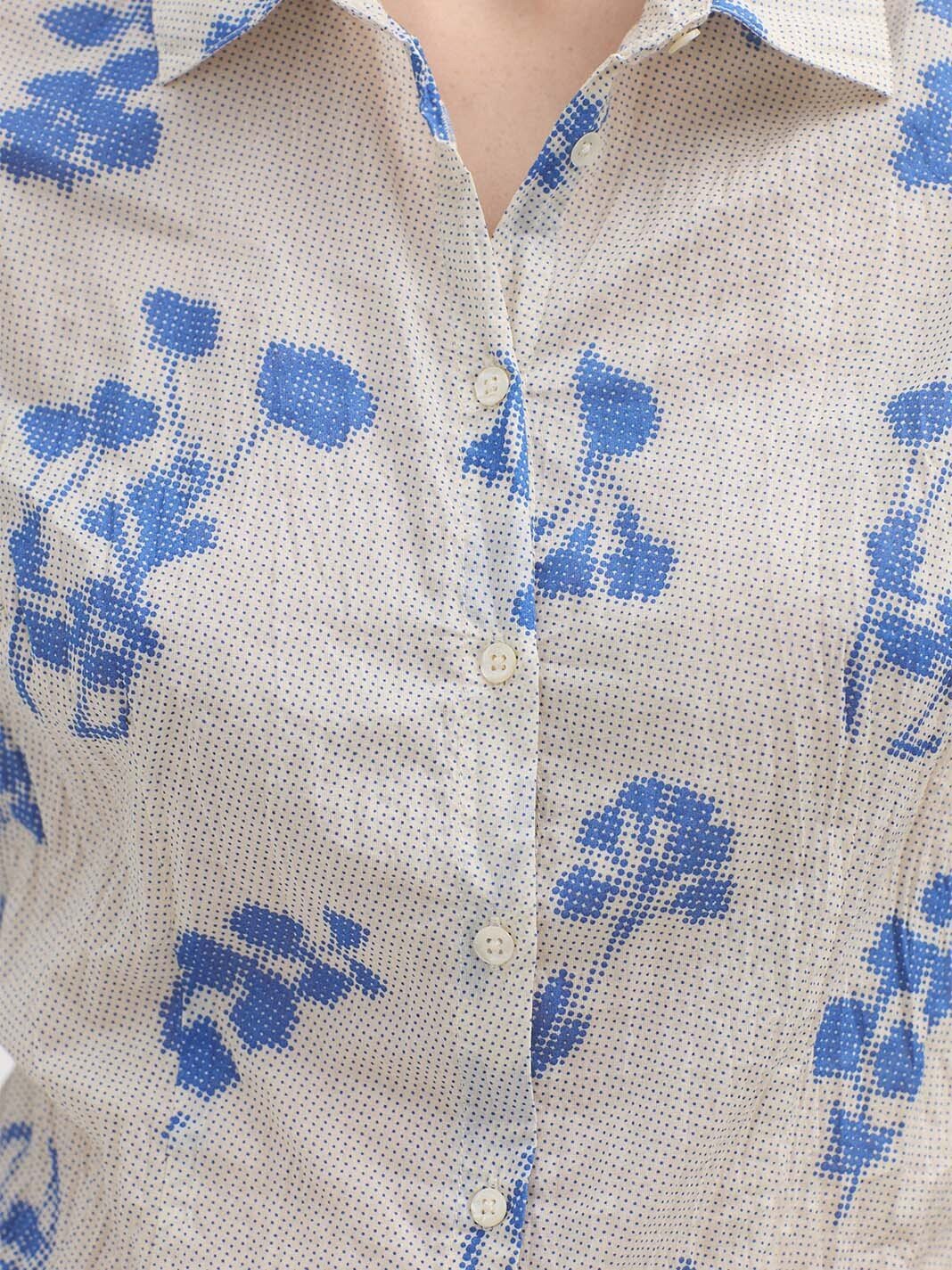 Nice Things Paloma - Dot Flowers Shirt #99