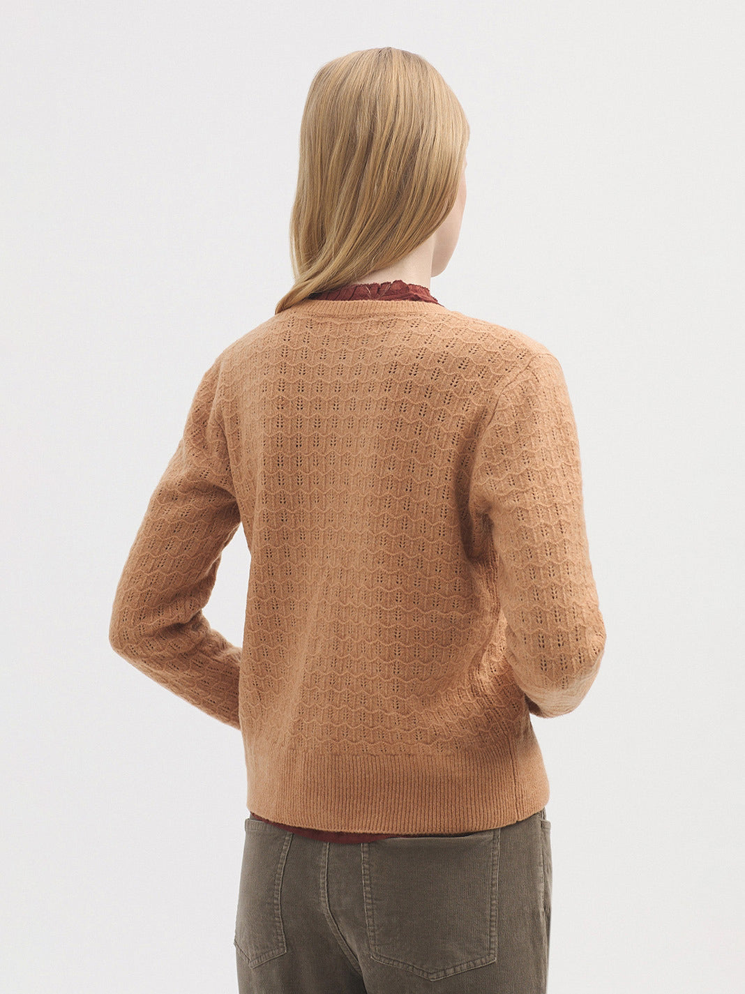 Nice Things Paloma - Openwork Cashmere Cardigan