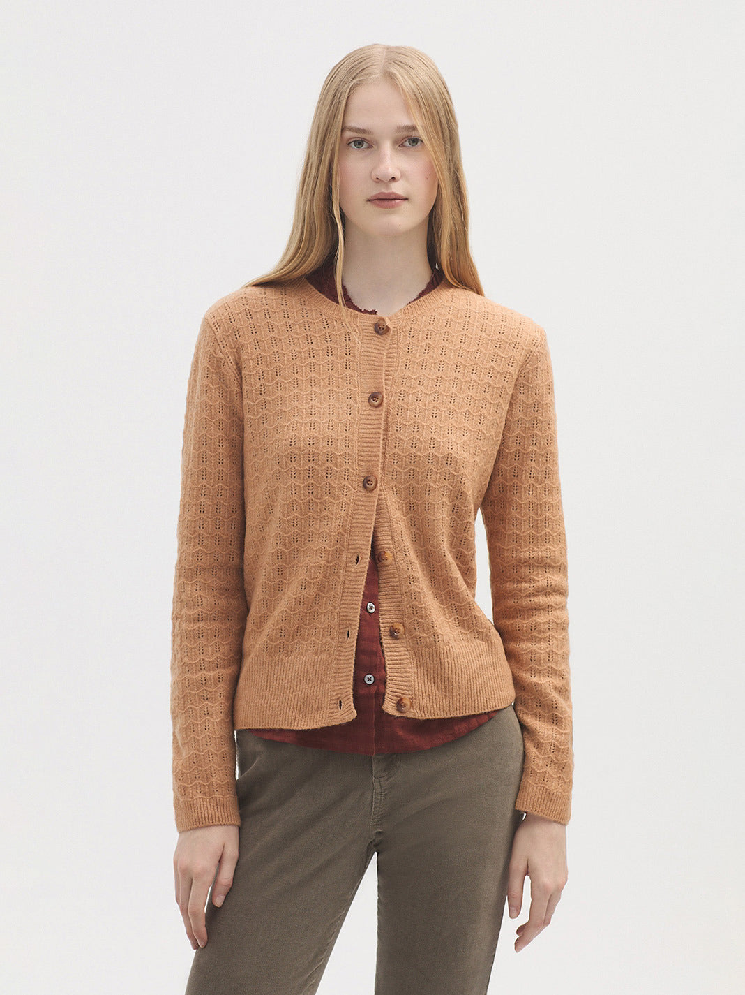 Nice Things Paloma - Openwork Cashmere Cardigan