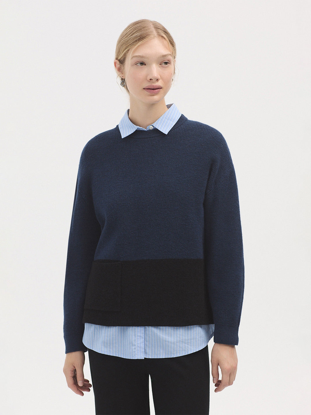 Nice Things Paloma - Two Tone Sweater