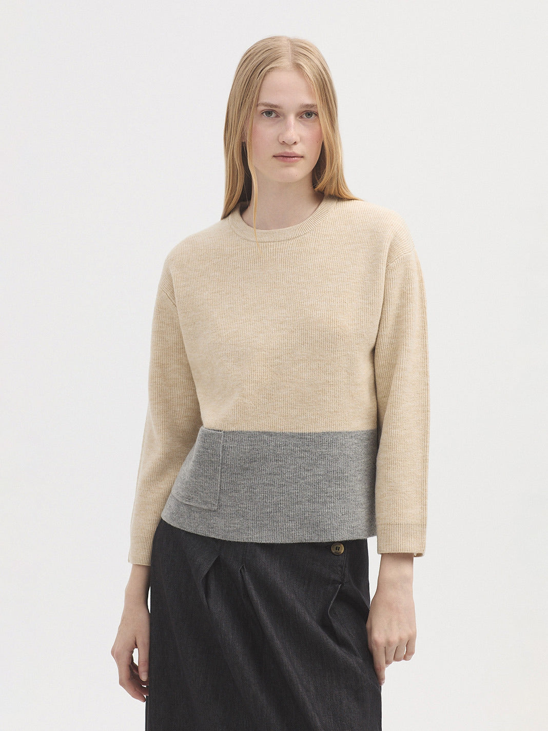 Nice Things Paloma - Two Tone Sweater