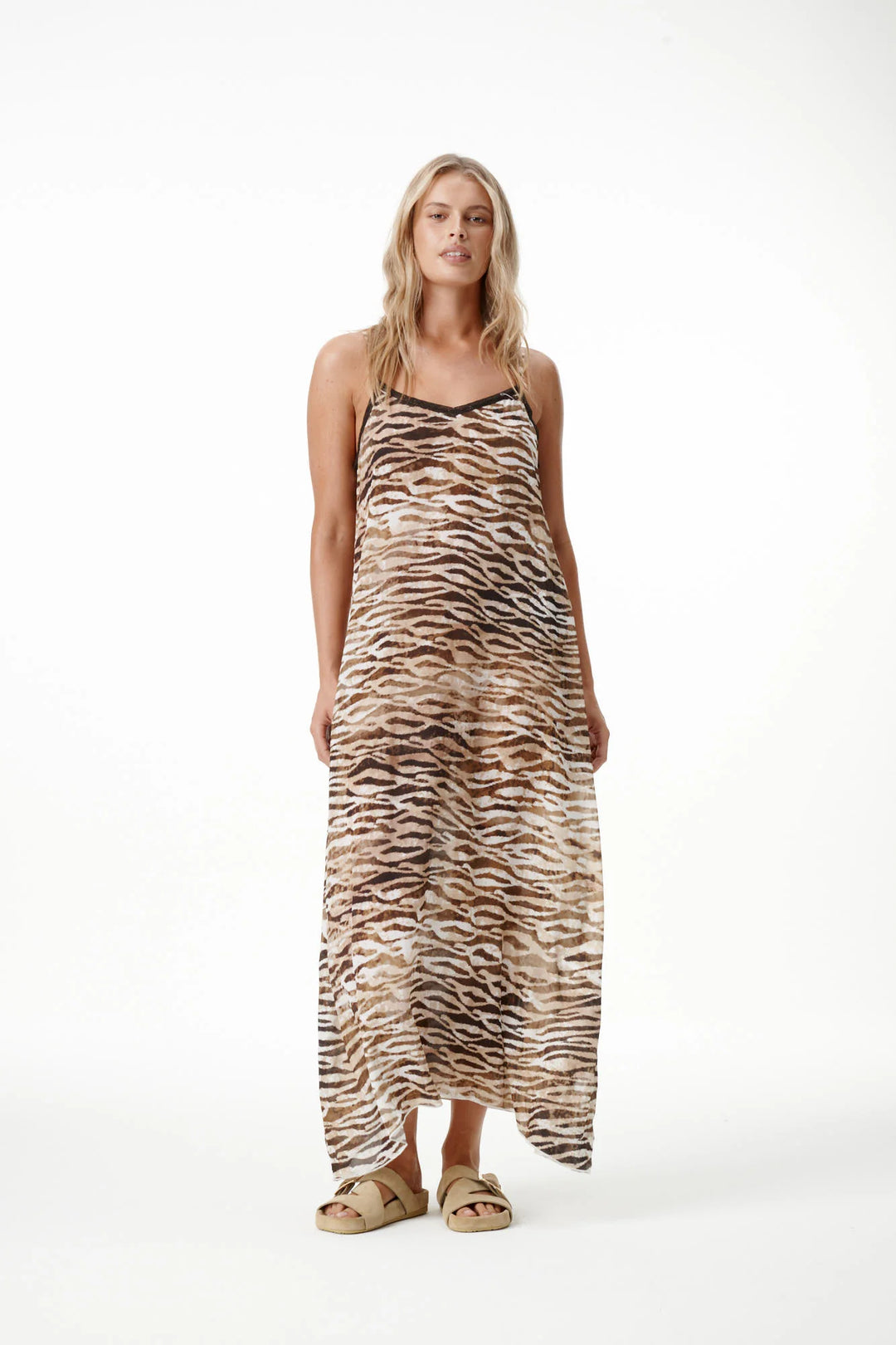 oneseason - Antoinette Slip Dress Savanna