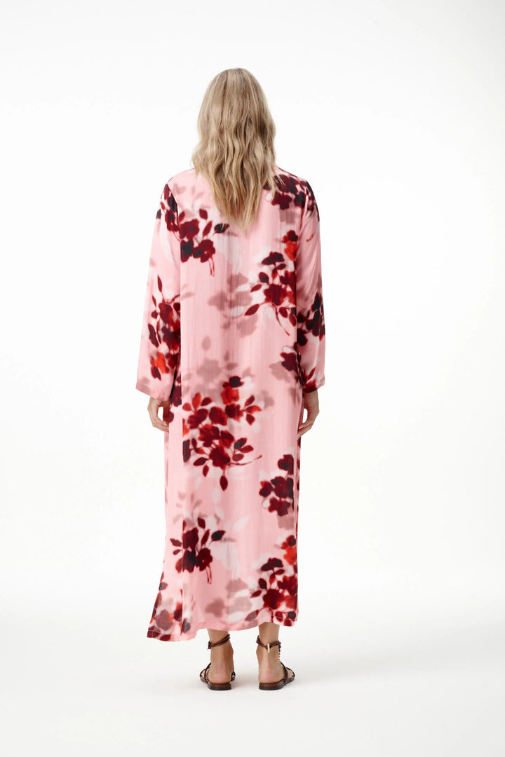 oneseason - Llew Cupro Maxi in Blush Haze