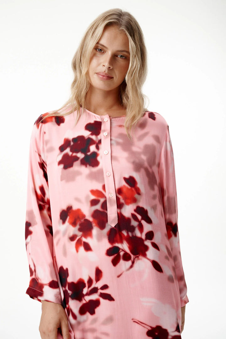 oneseason - Llew Cupro Maxi in Blush Haze