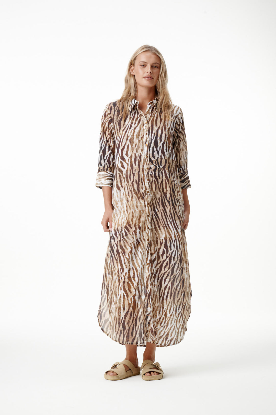 oneseason - Long Daisy Dress Savanna