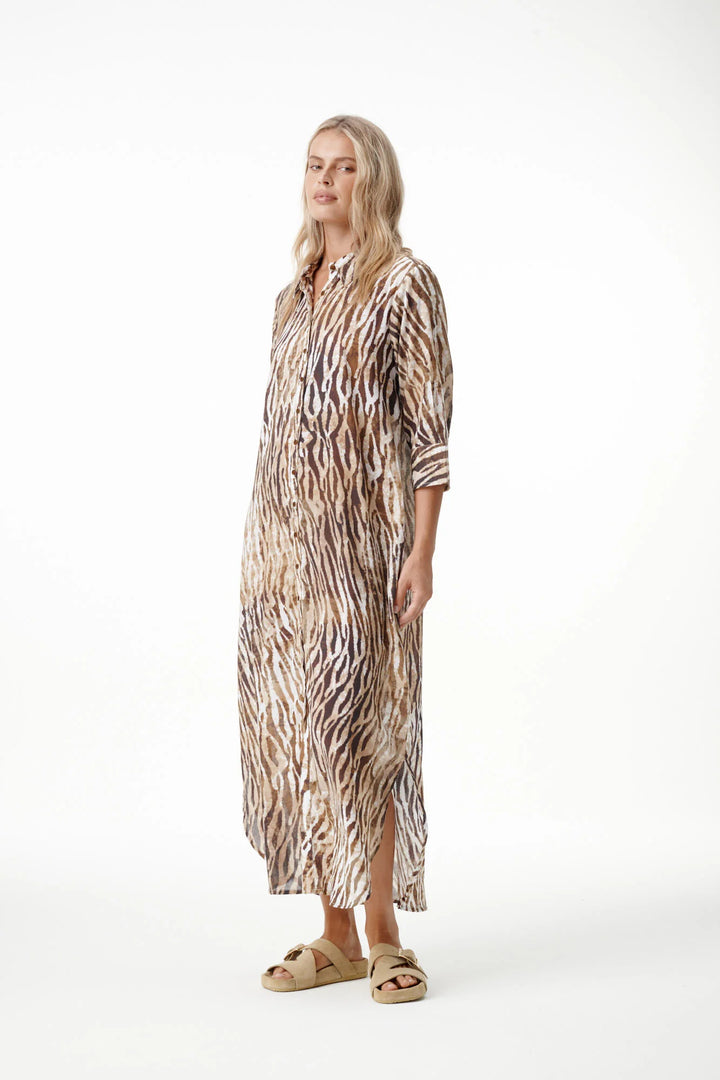 oneseason - Long Daisy Dress Savanna