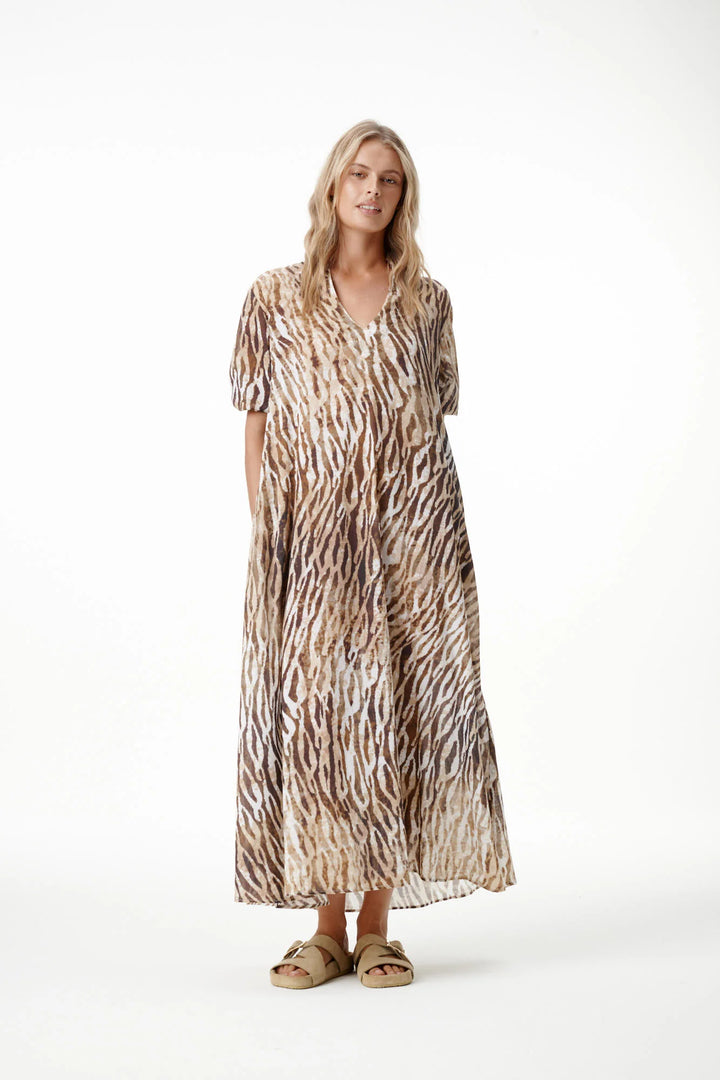 oneseason - Long Grace Dress Savanna