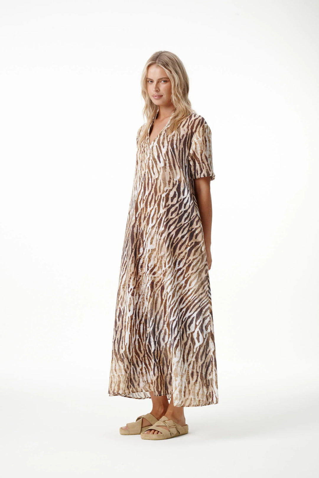 oneseason - Long Grace Dress Savanna