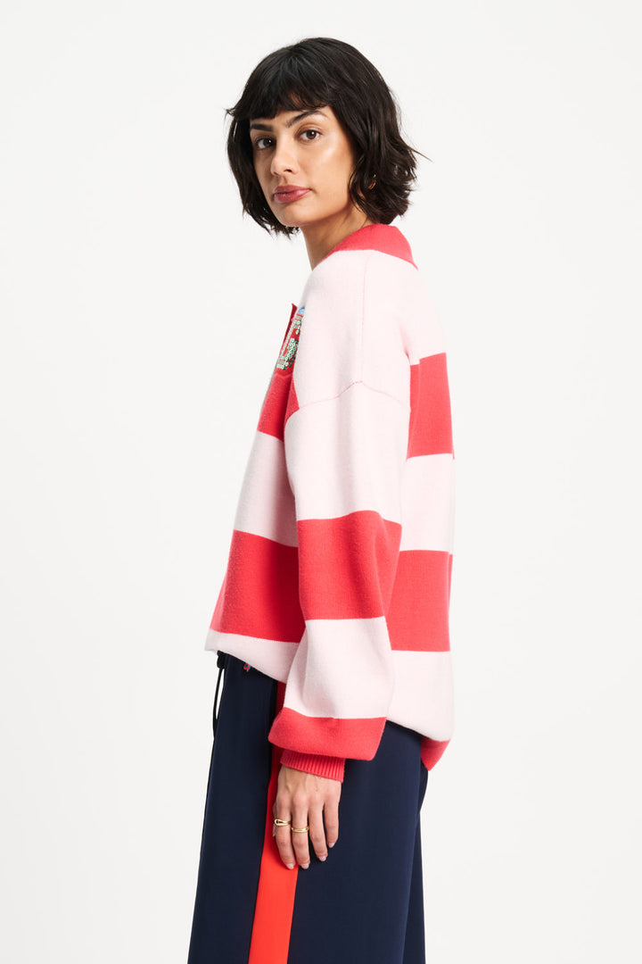 Pom Amsterdam - Polo Striped Pullover