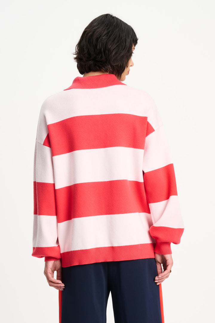 Pom Amsterdam - Polo Striped Pullover