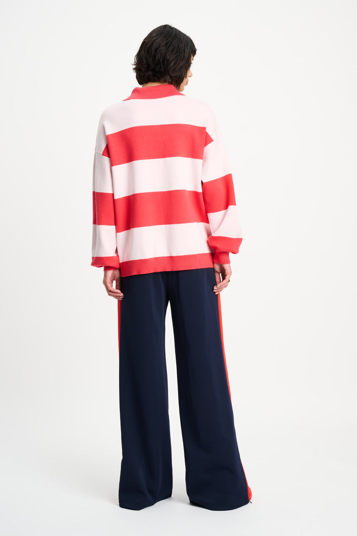 Pom Amsterdam - Polo Striped Pullover