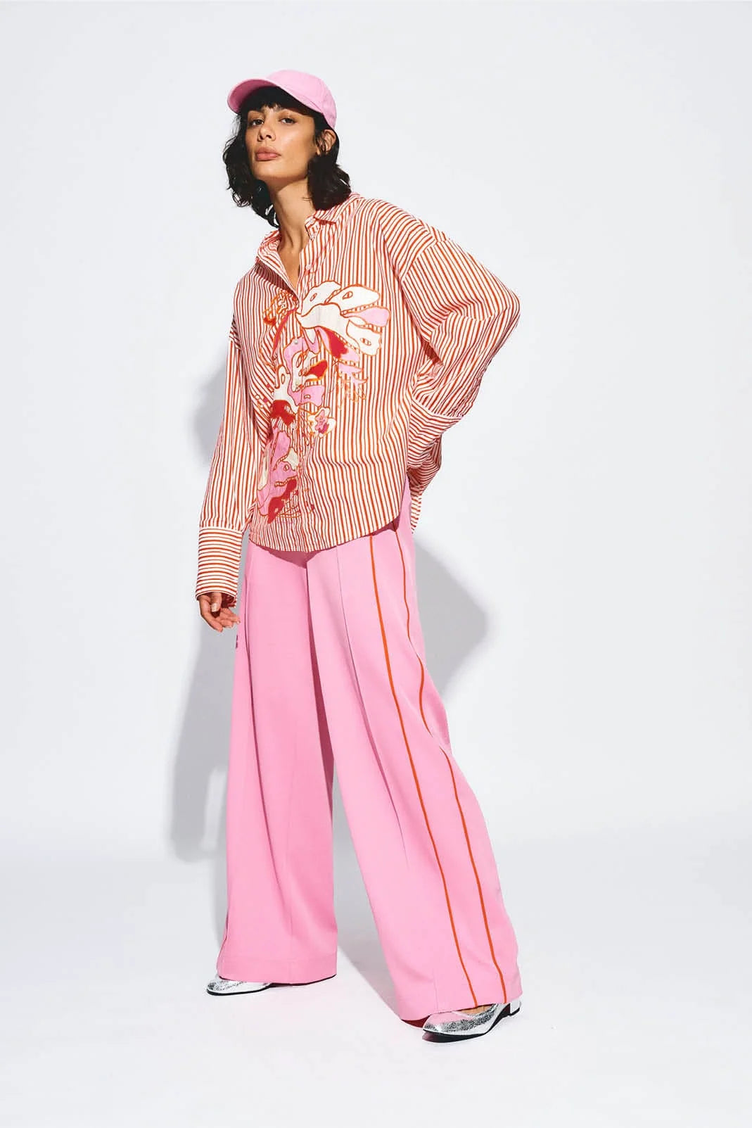 Pom Amsterdam - Poplin Striped Blouse