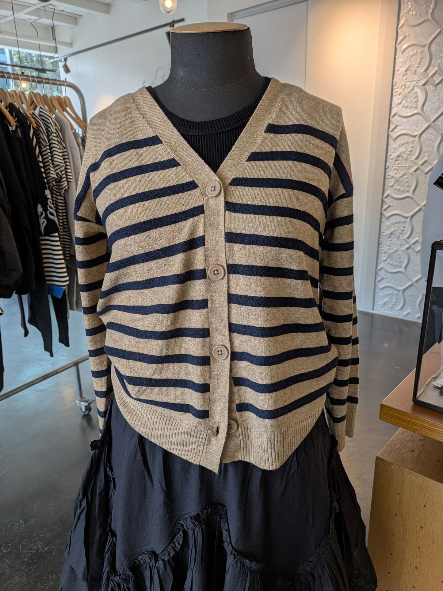 Nice Things Paloma - Stripe Cardigan