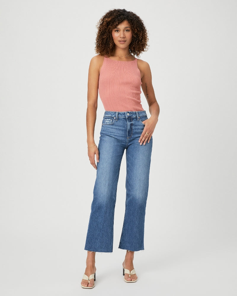 Paige - Leenah Ankle Raw Hem Jean