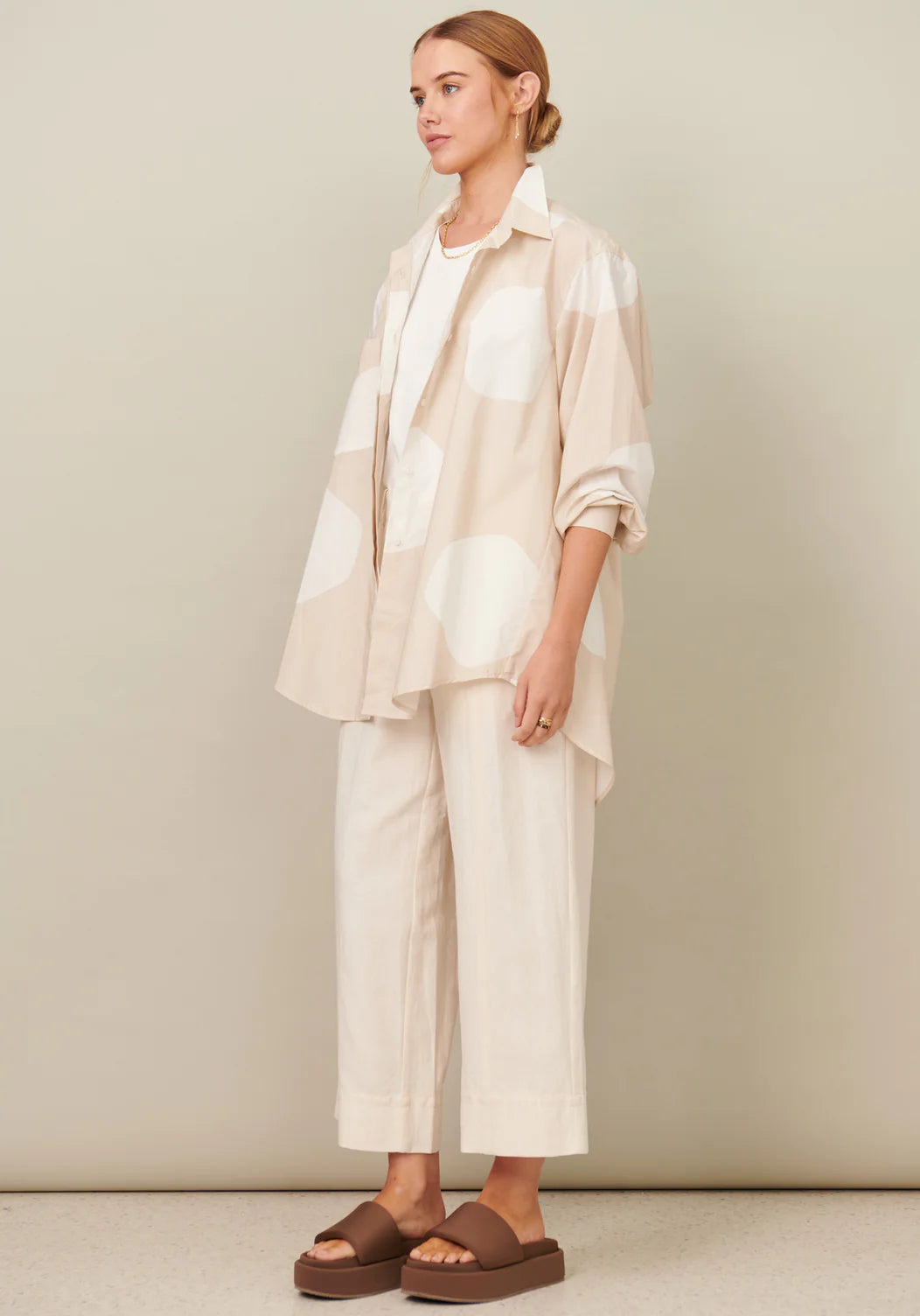 Pol - Paola Draped Back Shirt