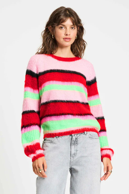 Pom Amsterdam - Brushed Striped Sweater
