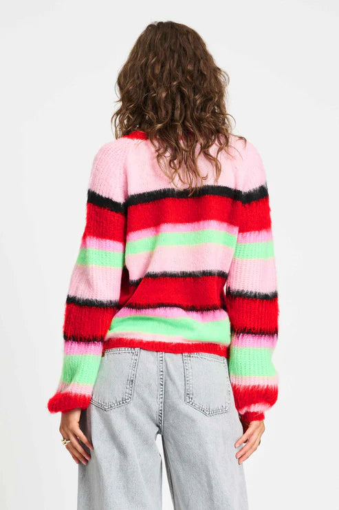 Pom Amsterdam - Brushed Striped Sweater