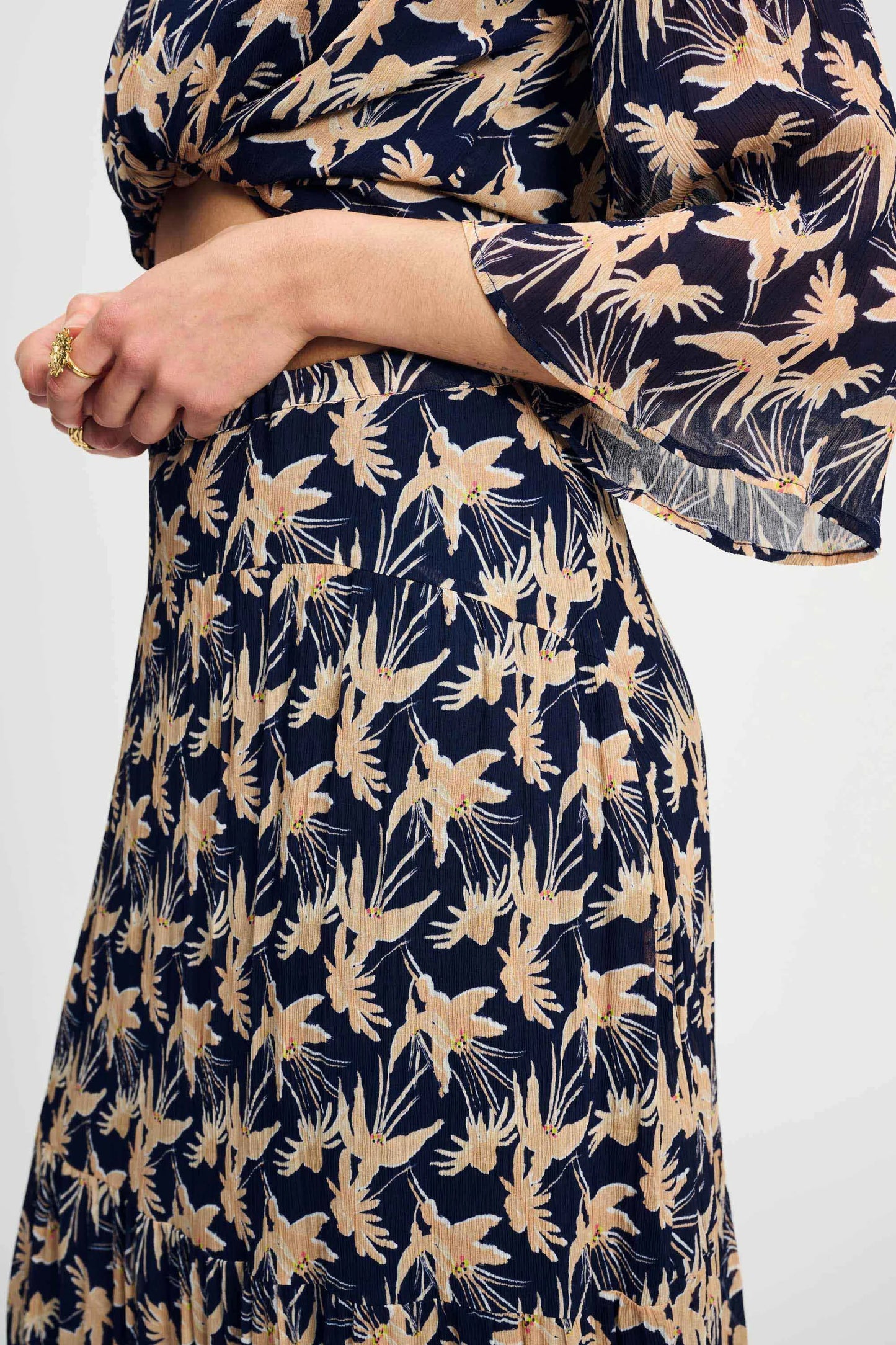 Pom Amsterdam - Floral Print Skirt