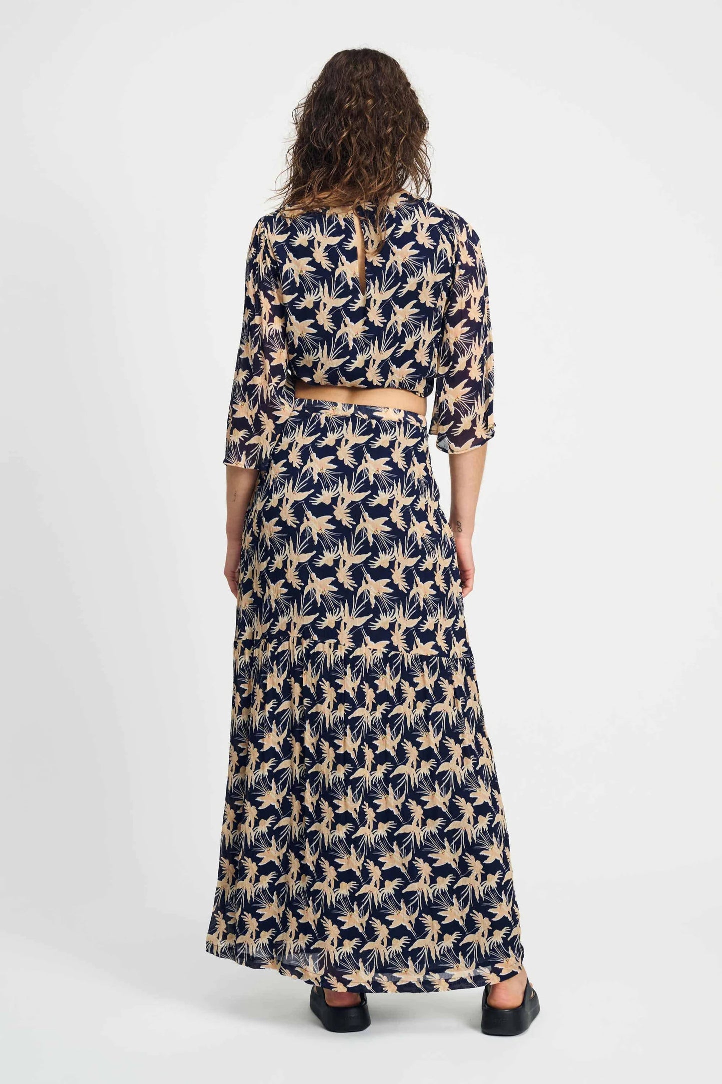 Pom Amsterdam - Floral Print Skirt
