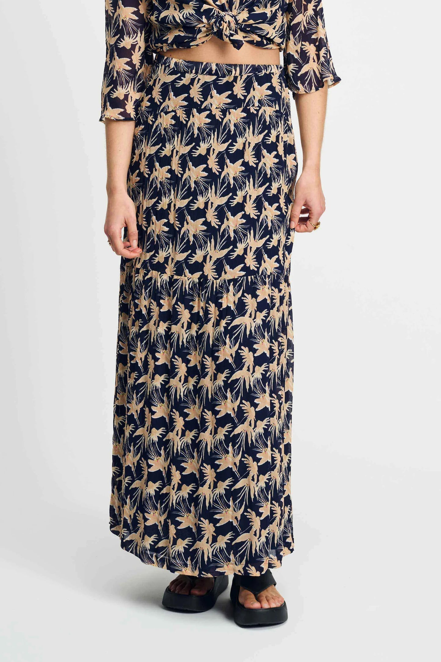 Pom Amsterdam - Floral Print Skirt