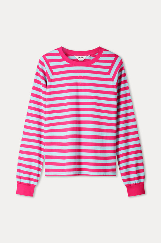 Pom Amsterdam - Long Sleeved Striped T-Shirt