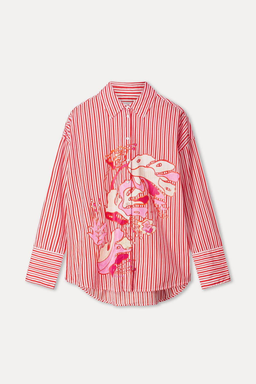 Pom Amsterdam - Poplin Striped Blouse