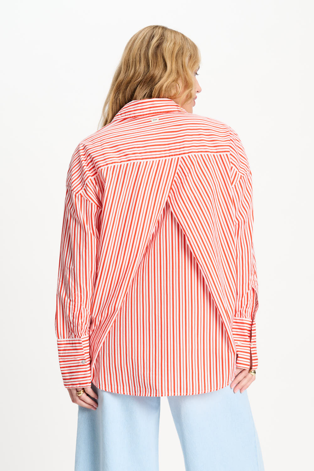 Pom Amsterdam - Poplin Striped Blouse