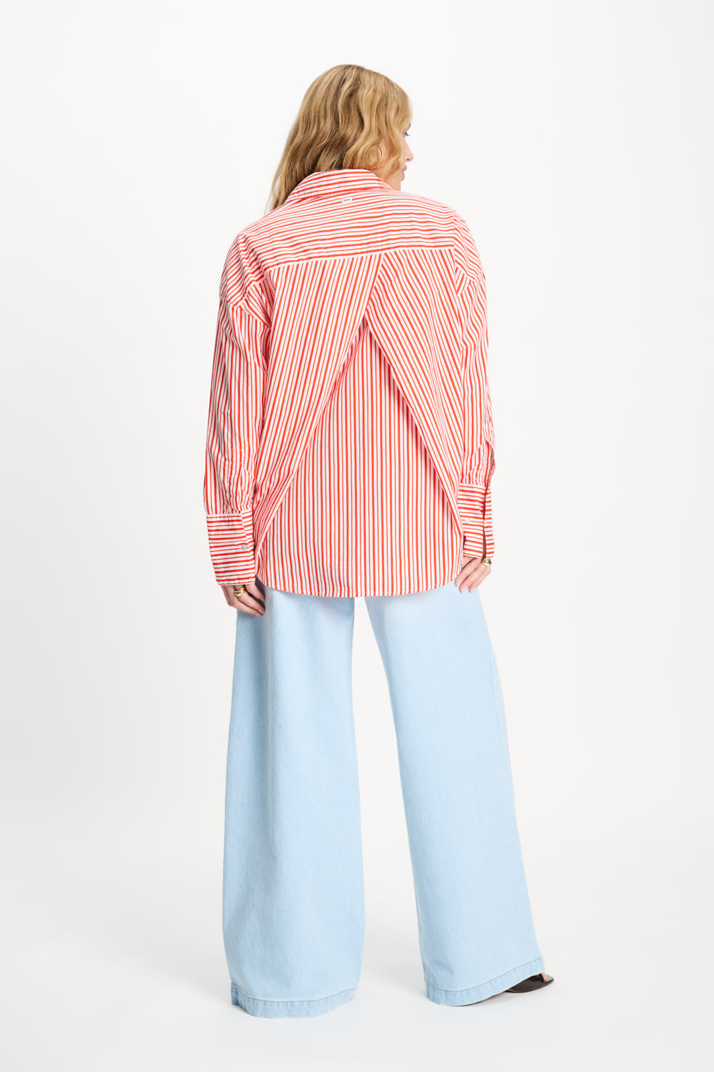 Pom Amsterdam - Poplin Striped Blouse