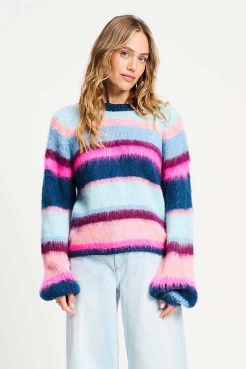 Pom Amsterdam - Brushed Striped Sweater